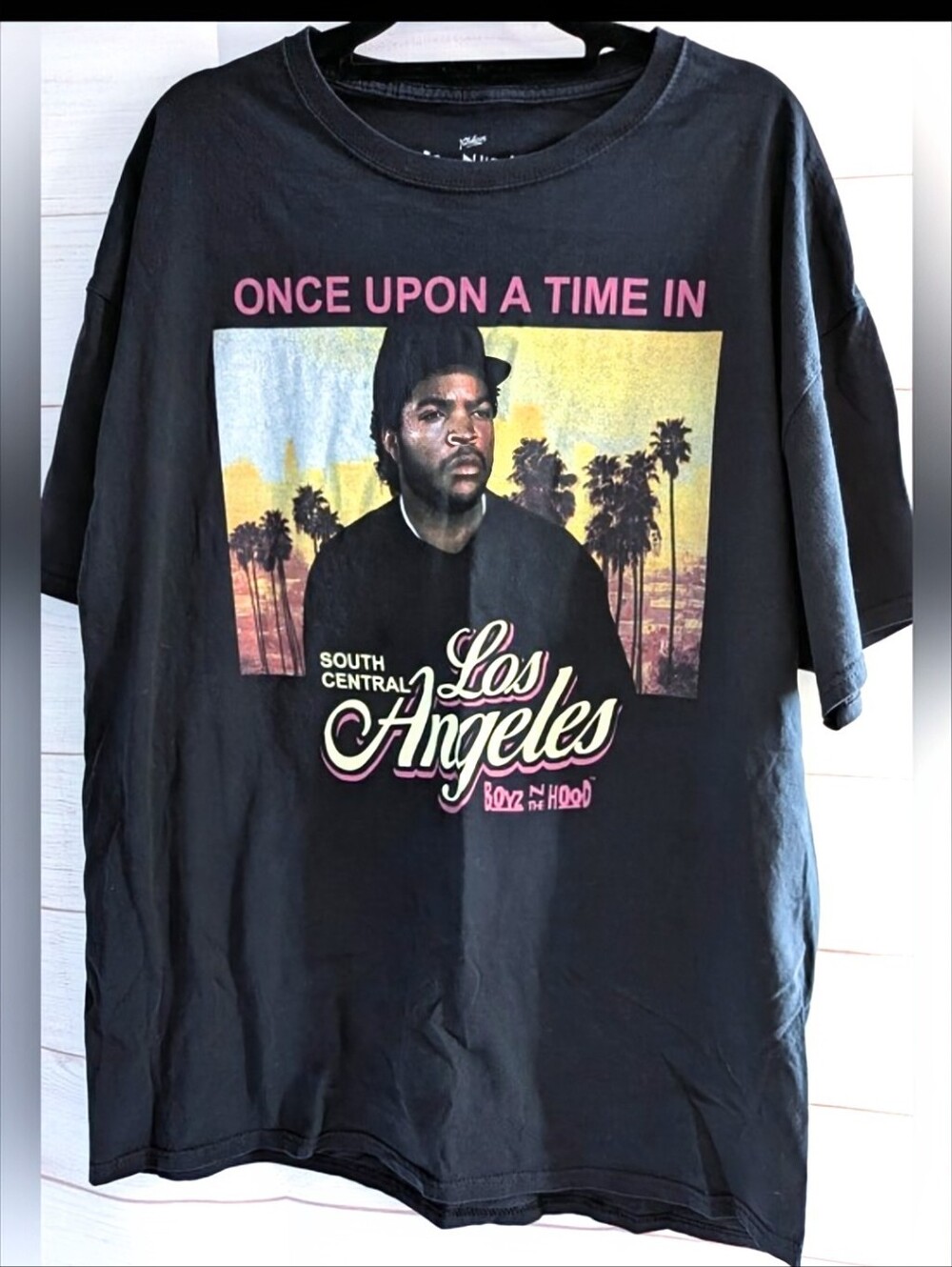 RARE Philcos Black 'Once Upon a Time in Los Angeles' Boys N The Hood Graphic Tee